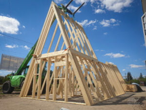 Dom z drewna klejonego